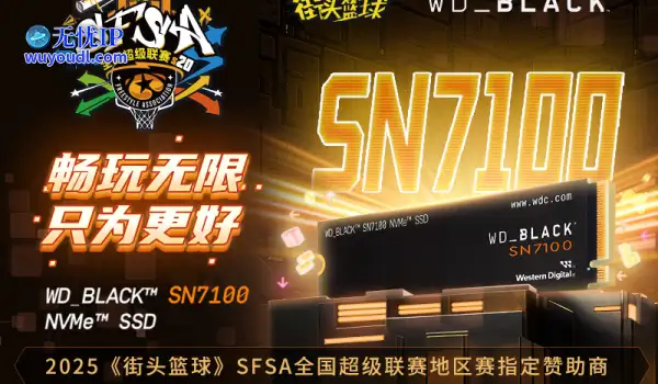 畅玩无限 WD_BLACK助力《街头篮球》SFSA全国超级联赛